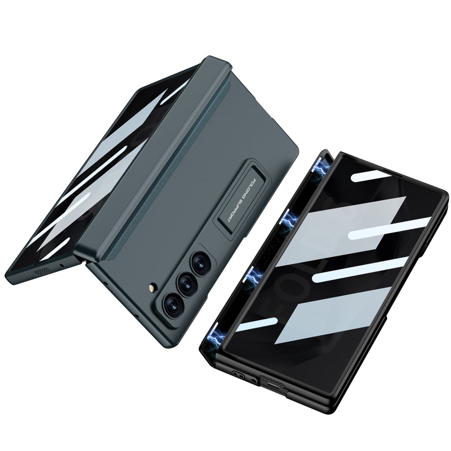 Slim 360° Protection Case Magnetic Hinge Anti-Peep for Z Fold 7, 6