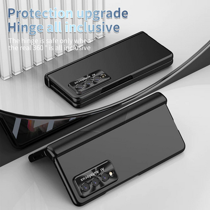 Ultimate Flex: The All-In-One Metal Case with Detachable Pen Holder- Z Fold series