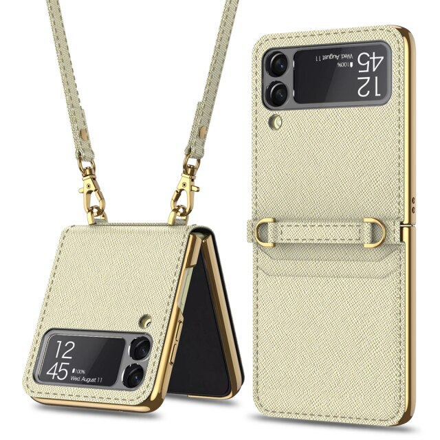 Luxury Wallet Case - Z Flip 3