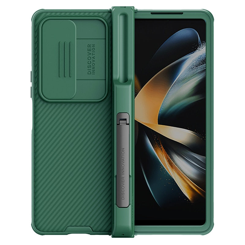 3 in 1 Slide Camera Protector Kickstand & S-Pen Pocket - Z fold Series