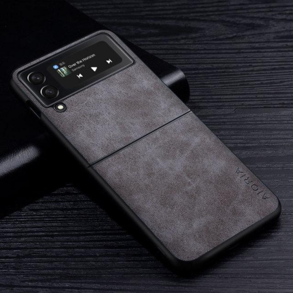 Luxury Leather Case III - Z Flip