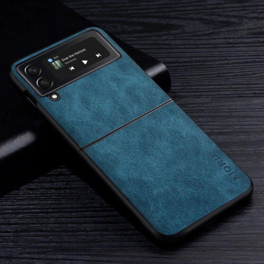 Luxury Leather Case III - Z Flip