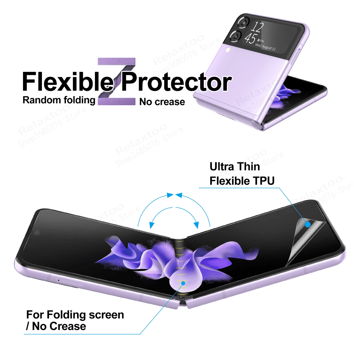 Hydrogel Z Flip Film