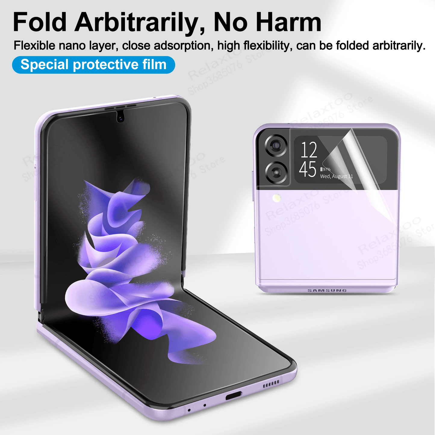 Hydrogel Z Flip Film