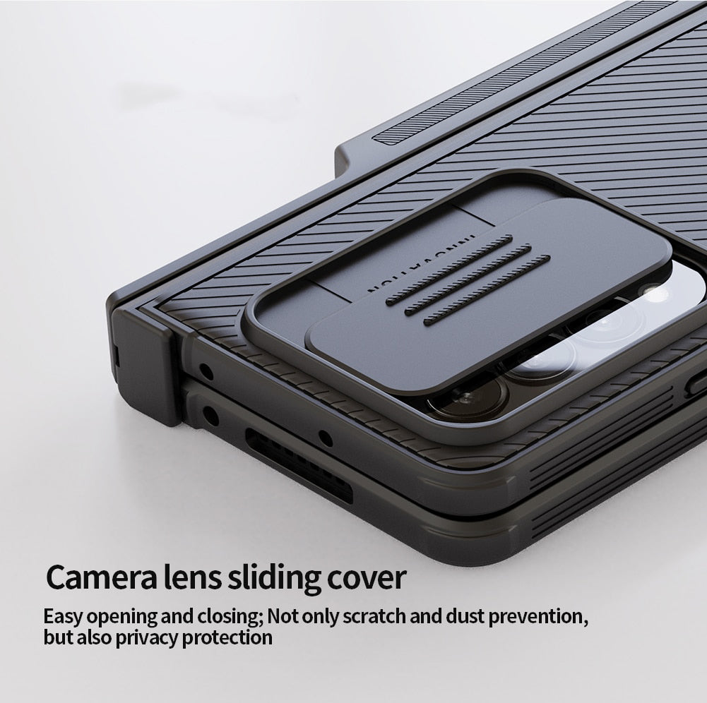 3 in 1 Slide Camera Protector Kickstand & S-Pen Pocket - Z fold Series