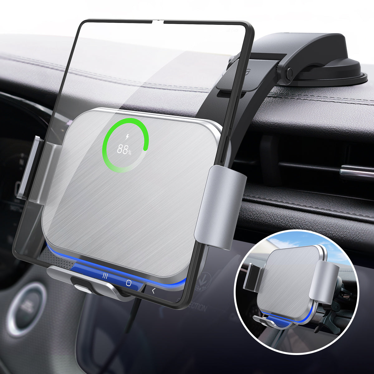 CAR WIRELESS FAST CHARGING AUTO CLAMPING MOUNT - Z Fold Series