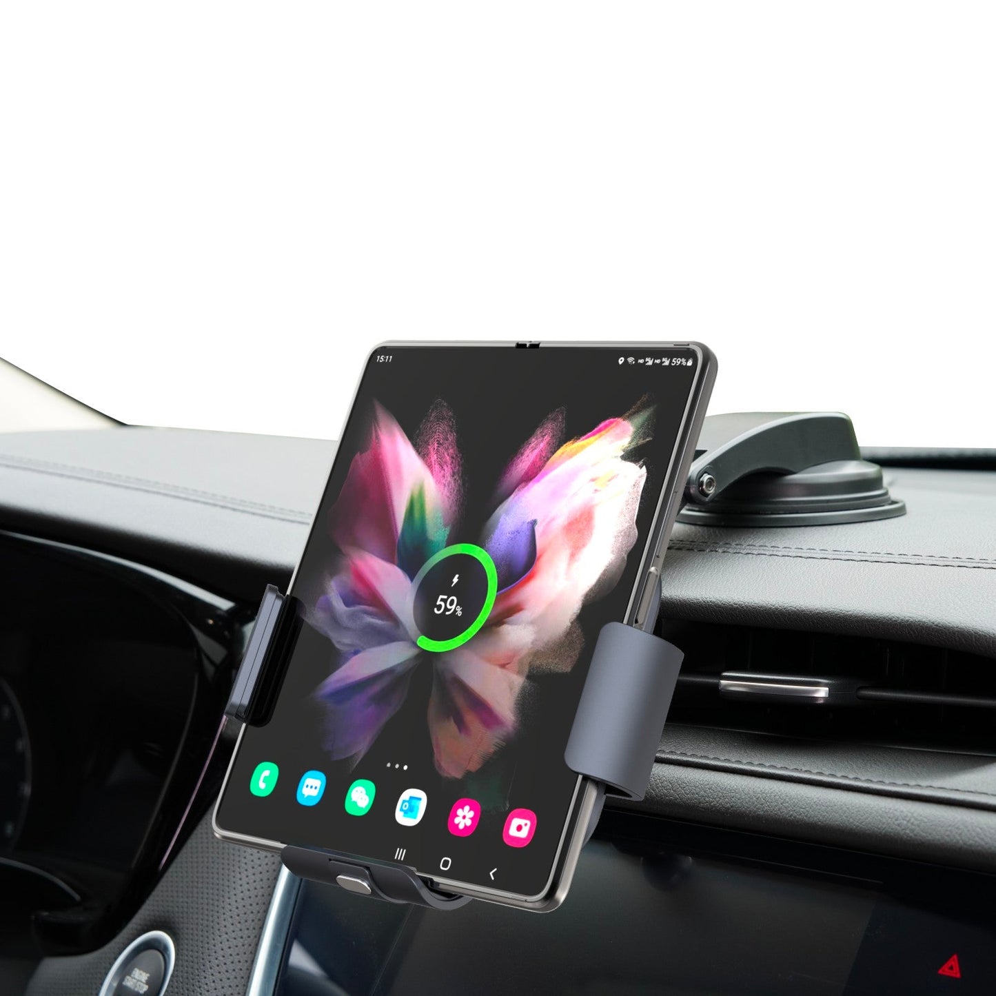 CAR WIRELESS FAST CHARGING AUTO CLAMPING MOUNT - Z Fold Series