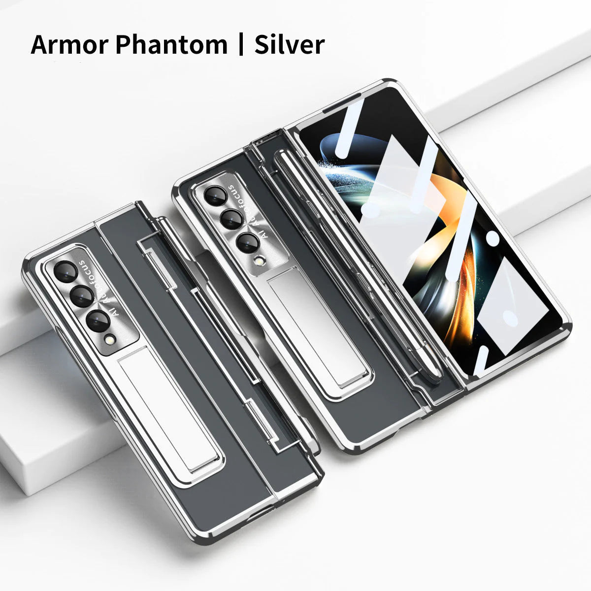 360° Armor Hinge Folding Transparent Case 2.0 - Z Fold 5