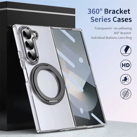 SpinGrip Fold – 360° Magnetic Stand Clear Case