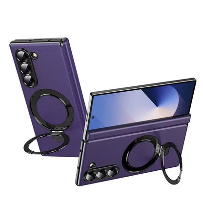 LuxMag Fold – Leather MagSafe Case with Hinge & Screen Protection