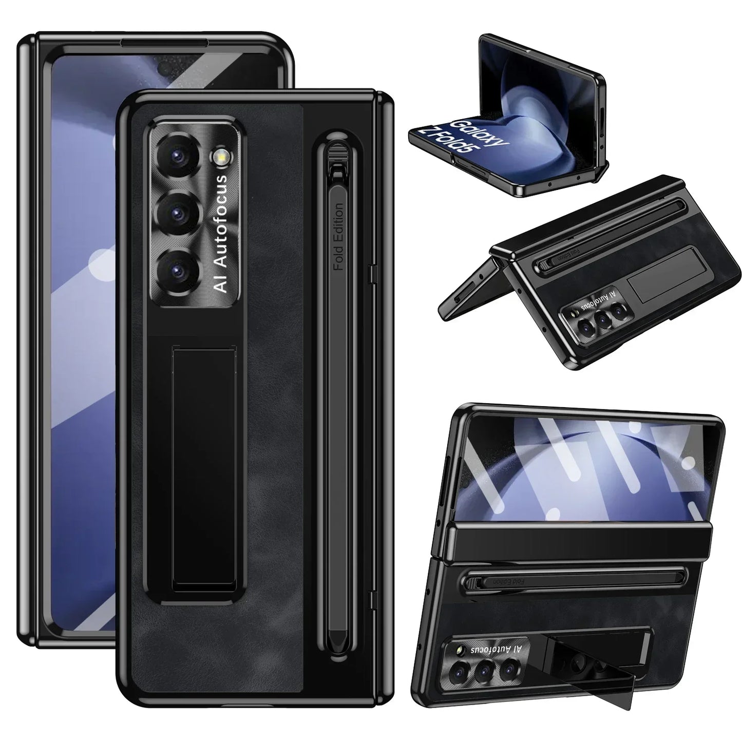 Z Fold 6 Vantage Leather Case with S Pen & Kickstand