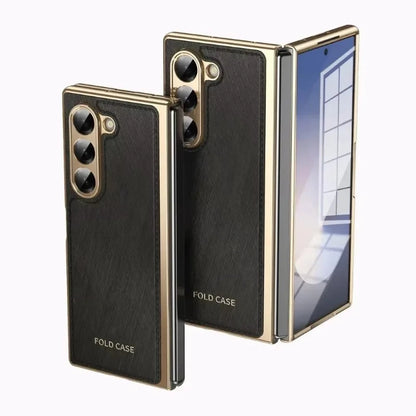 ExecuFold – Luxury Matte Leather Armor for Z Fold Series
