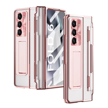 Z Fold 6 360° Armor Hinge Folding Transparent Case 2.0