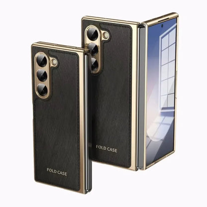 ExecuFold – Luxury Matte Leather Armor for Z Fold Series