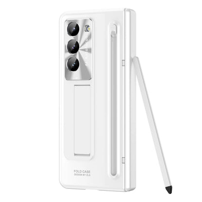 With Touch Pen For Samsung Galaxy Z Fold 6 5 4 Case Hinge Armor Shockproof Magnetic Kickstand 360 Full Protection Folding Cover
