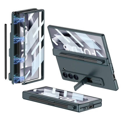 Z Fold 6 360° Hinge Case with Screen Film, Pen Slot & Kickstand 2.0
