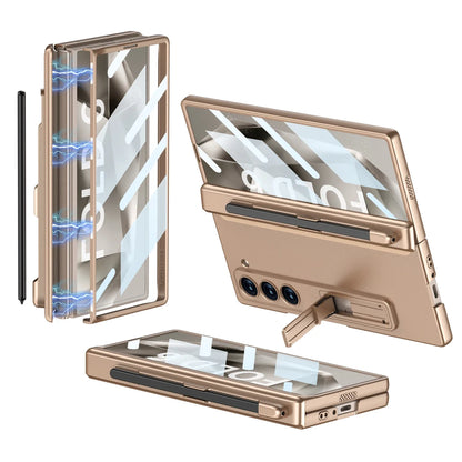 Z Fold 6 360° Hinge Case with Screen Film, Pen Slot & Kickstand 2.0