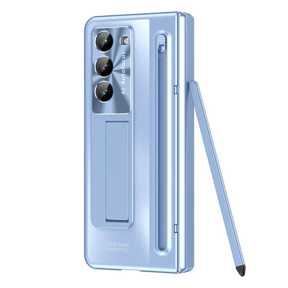 With Touch Pen For Samsung Galaxy Z Fold 6 5 4 Case Hinge Armor Shockproof Magnetic Kickstand 360 Full Protection Folding Cover