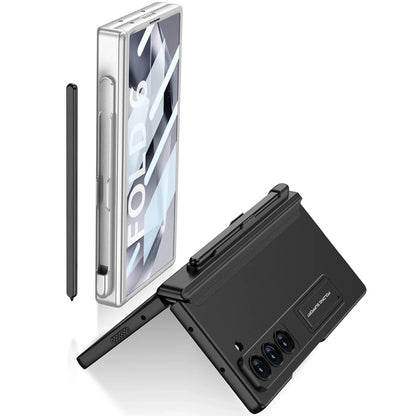 Z Fold 6 360° Hinge Case with Screen Film, Pen Slot & Kickstand 2.0