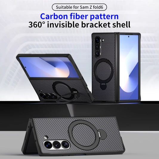 CarbonSpin Fold – 360° Magnetic Stand Armor