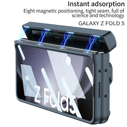 360° Magnetic Hinge with Screen Protection, Wrist Strap & Kickstand - Z Fold 5