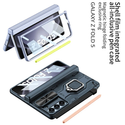 360° Magnetic Hinge with Screen Protection, Wrist Strap & Kickstand - Z Fold 5