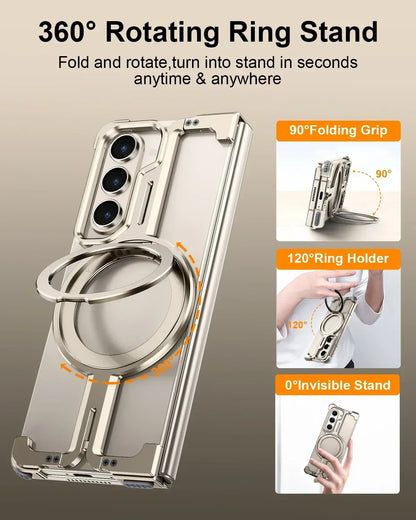 MagFrame Pro Case - Frameless & Magnetic Stand  + FREE Front & Back screen