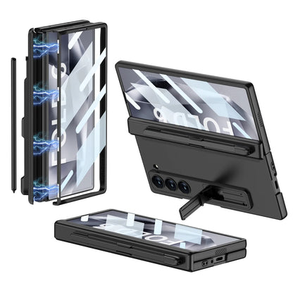Z Fold 6 360° Hinge Case with Screen Film, Pen Slot & Kickstand 2.0