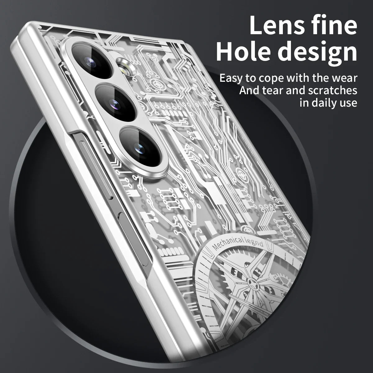 Z Fold 6 MagSafe Clear Mechanic Screen Film Slim Case