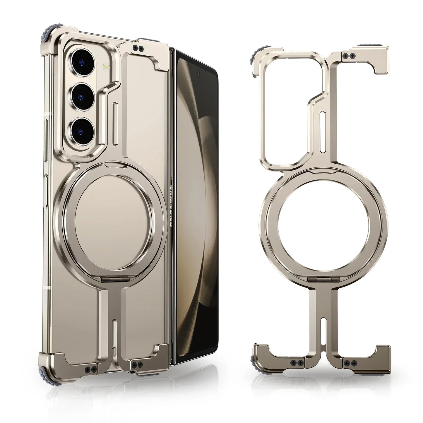 MagFrame Pro Case - Frameless & Magnetic Stand  + FREE Front & Back screen