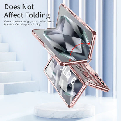 Z Fold 6 360° Armor Hinge Folding Transparent Case 2.0
