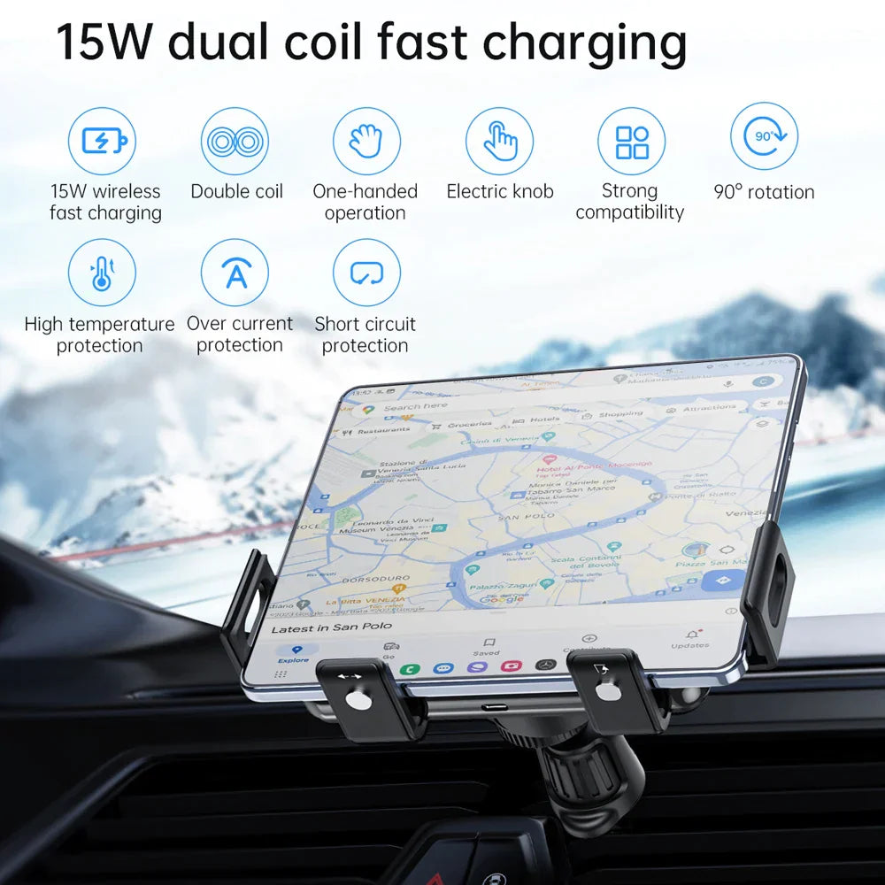 Drive Charge Wireless Car Holder for Galaxy Z Fold 5