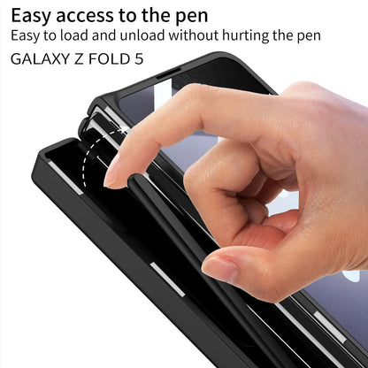 360° Magnetic Hinge with Screen Protection, Wrist Strap & Kickstand - Z Fold 5