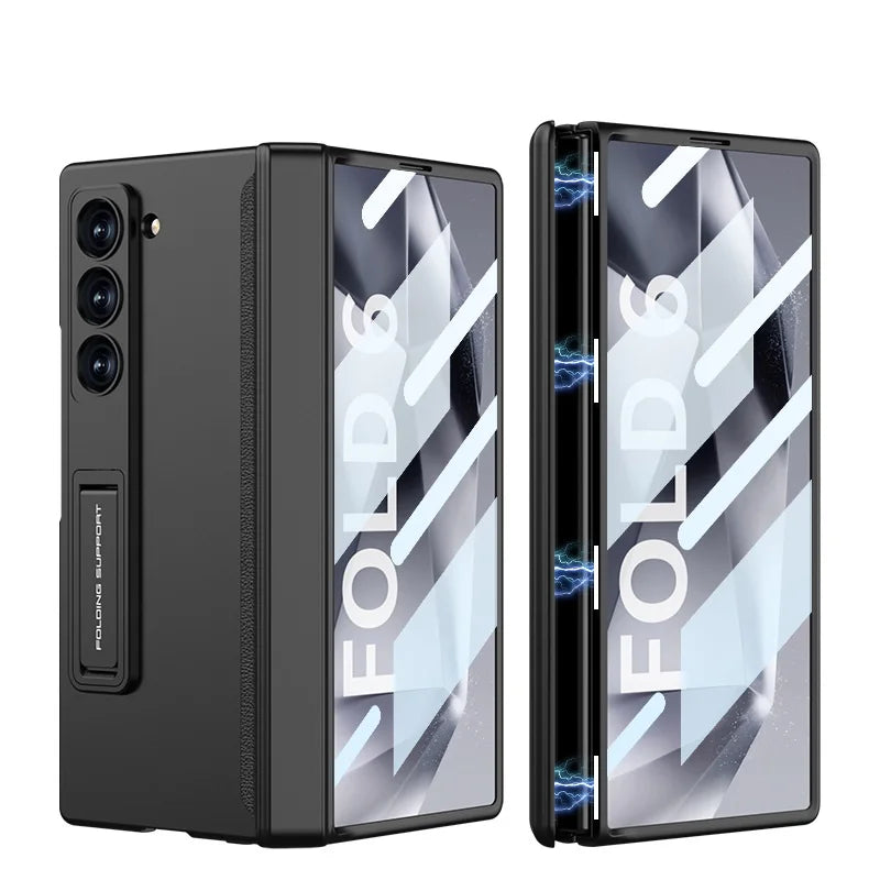 Slim 360° Protection Case Magnetic Hinge Anti-Peep for Z Fold 6