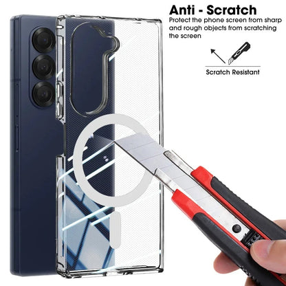 MagnoClear Fold – Transparent MagSafe Armor for Z Fold 7 & 6