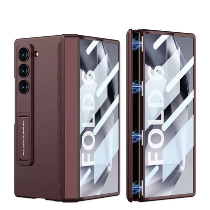 Slim 360° Protection Case Magnetic Hinge Anti-Peep for Z Fold 6