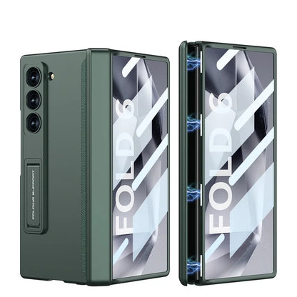 Slim 360° Protection Case Magnetic Hinge Anti-Peep for Z Fold 6