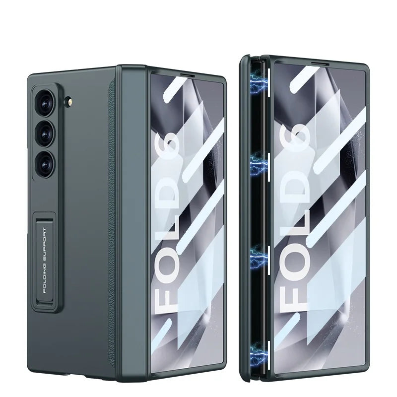 Slim 360° Protection Case Magnetic Hinge Anti-Peep for Z Fold 6
