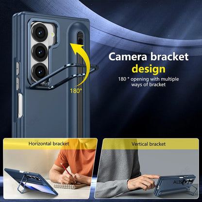 FortiPen Fold – Military Armor Case with Stylus Slot & Kickstand
