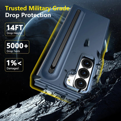 FortiPen Fold – Military Armor Case with Stylus Slot & Kickstand