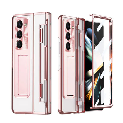 Z Fold 6 360° Armor Hinge Folding Transparent Case 2.0