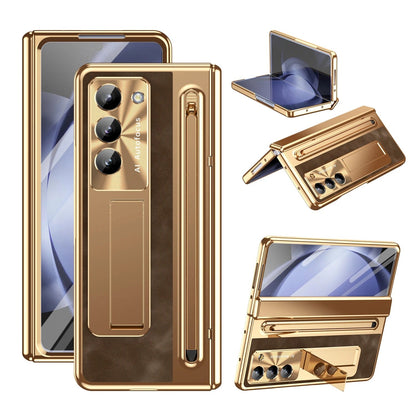LumiEdge Fold – UV Glow Case with Pen Holder & Bracket