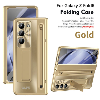 Z Fold Series Hinge Magnetic Kickstand Touch Pen Case