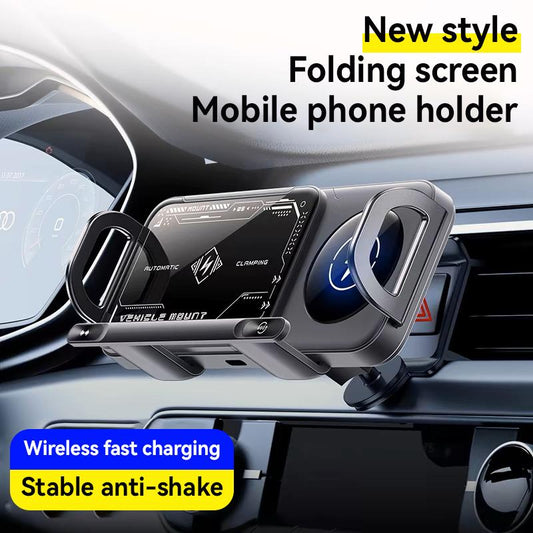 RoadCharge™ 15 W 360° Pivot Car Mount & Fast Wireless Charger