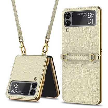 Luxury Wallet Case - Z Flip 3