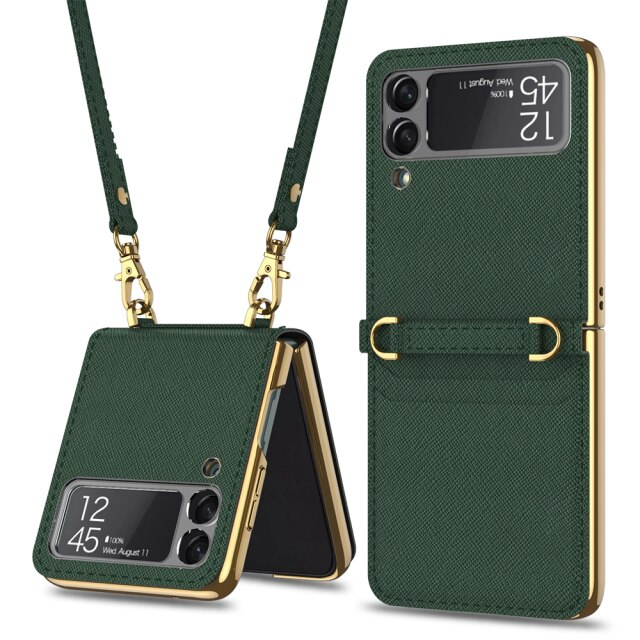 Luxury Wallet Case - Z Flip 3