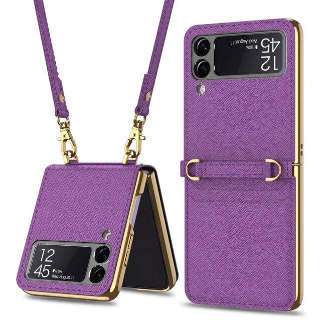 Luxury Wallet Case - Z Flip 3