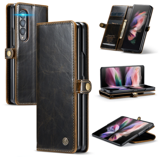 Luxury Magnetic Wallet Case - Z Fold series