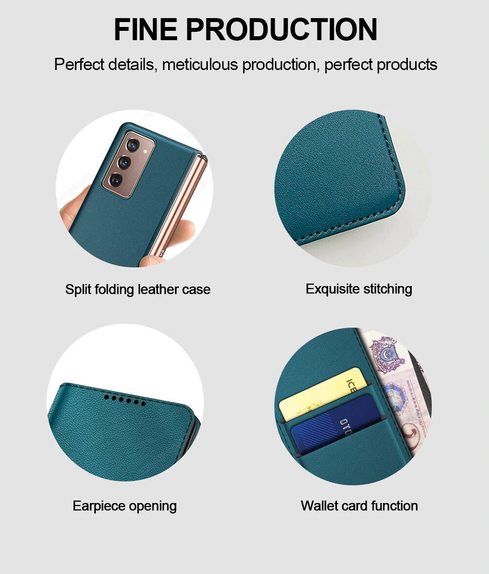 Magnetic Flip Wallet Case