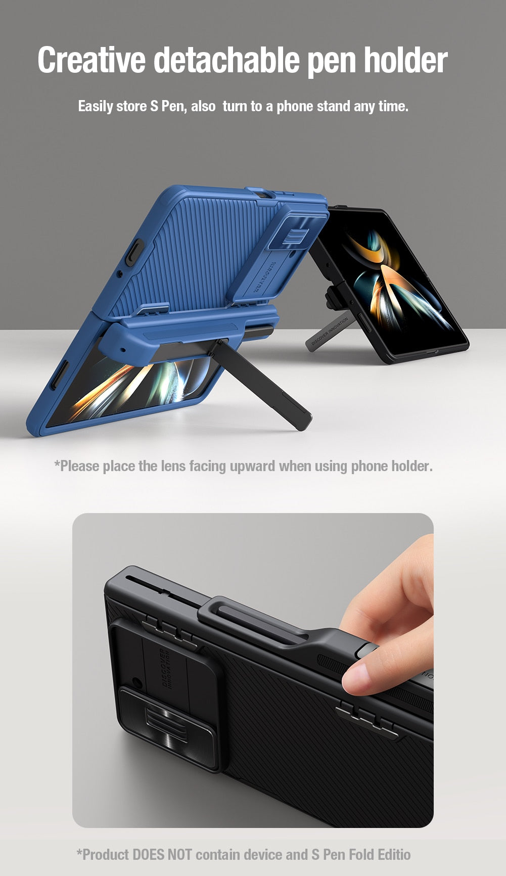 CamShield Case with Kickstand & S-Pen Pocket - Z Fold 5